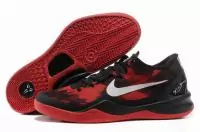 hommes nike kobe 8 chaussures populaire 2019U with socks rouge et noir